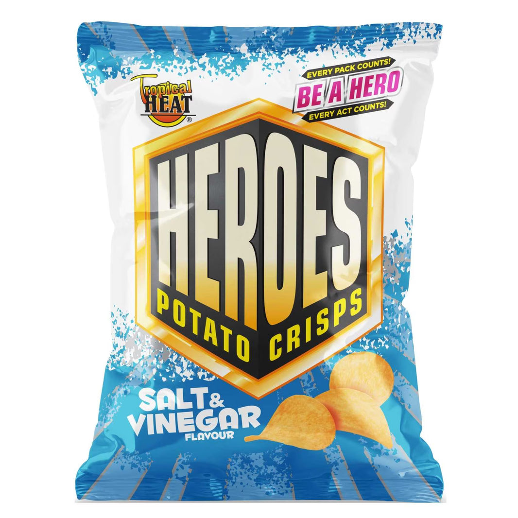 Tropical Heat Assorted Heroes Salt & Vinegar 40G