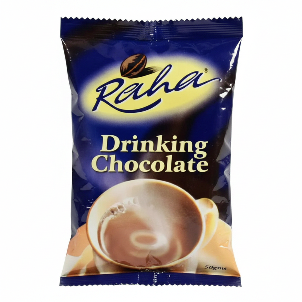 Raha Drinking Chocolate 50Gm Sachet