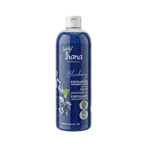Lady Diana Exfoliating Shower Scrub Blueberry 1000Ml