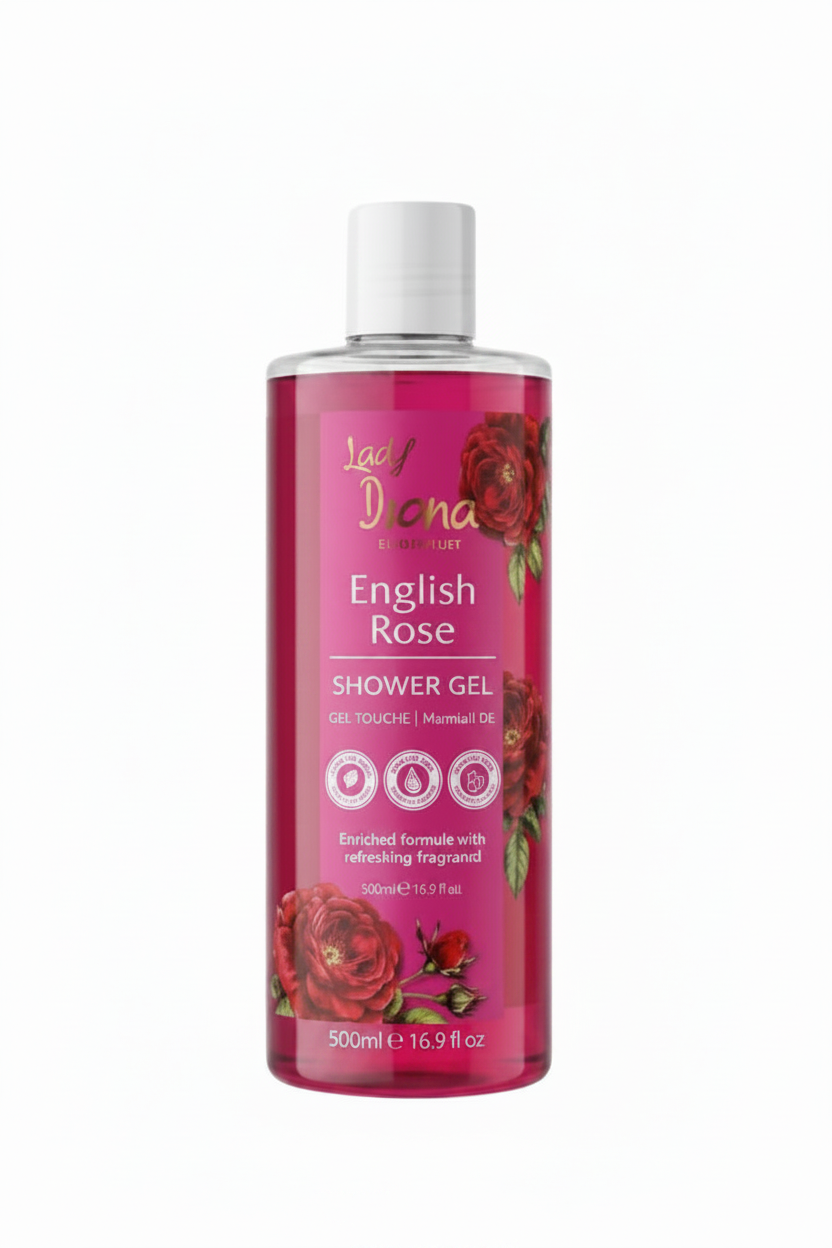 Lady Diana Shower English Rose 500Ml