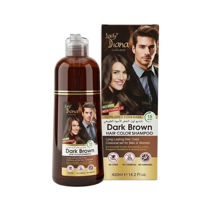 Lady Diana Dark Brown Hair Colour 420Ml