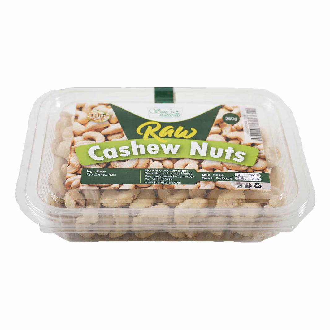 Sues Naturals Roasted Cashew Nuts 250Gm