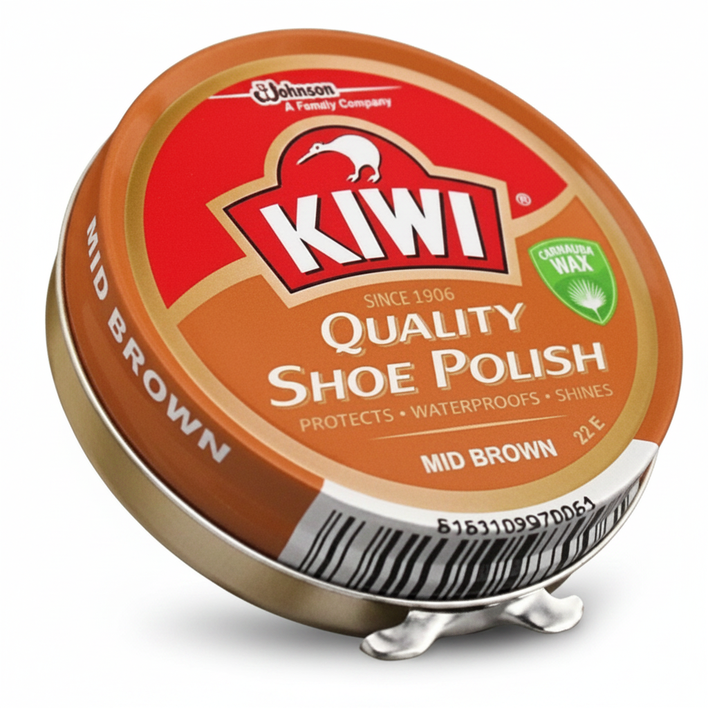 Kiwi Shoe Polish Mid Brown 100Ml