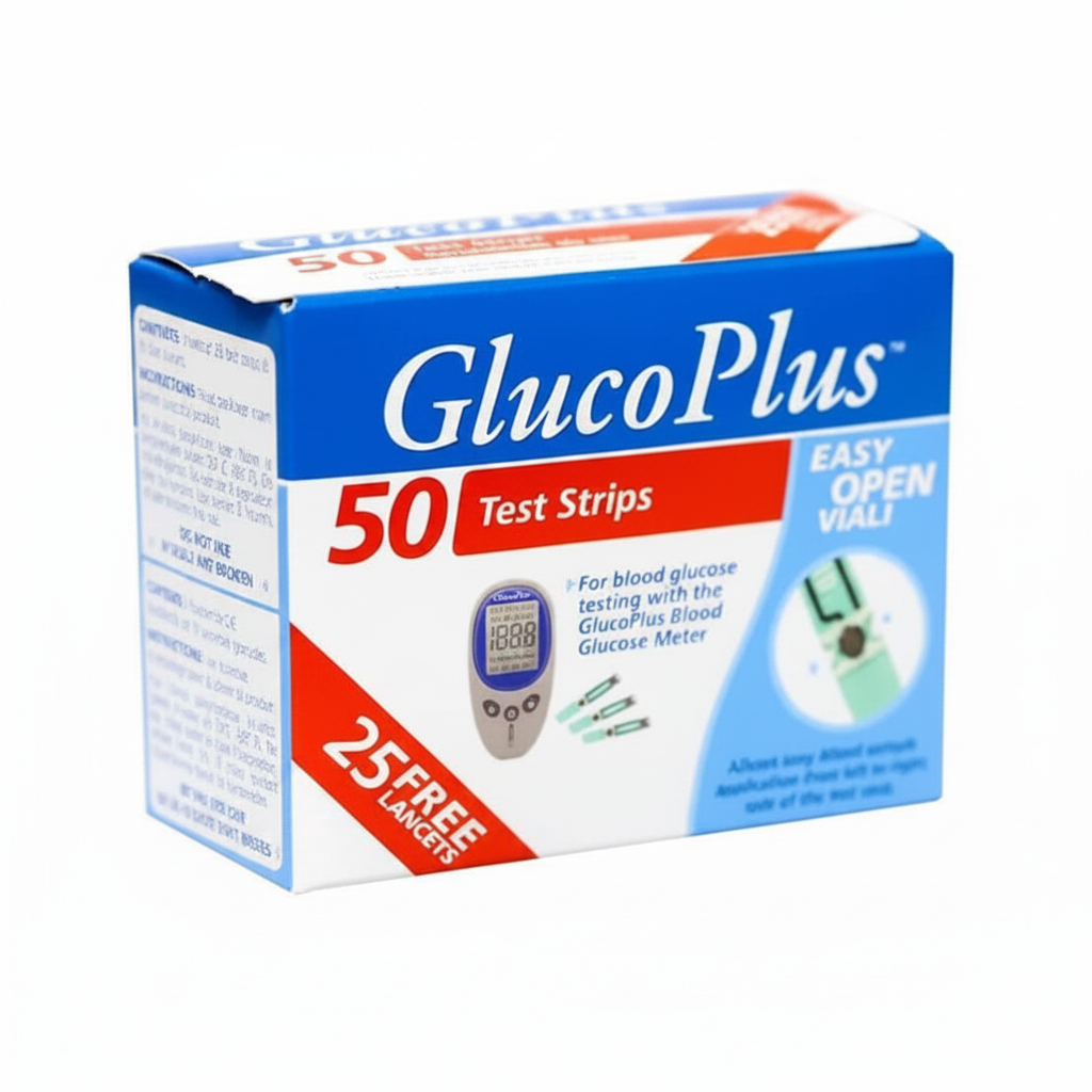 Glucoplus Monitoring Strips 50'S