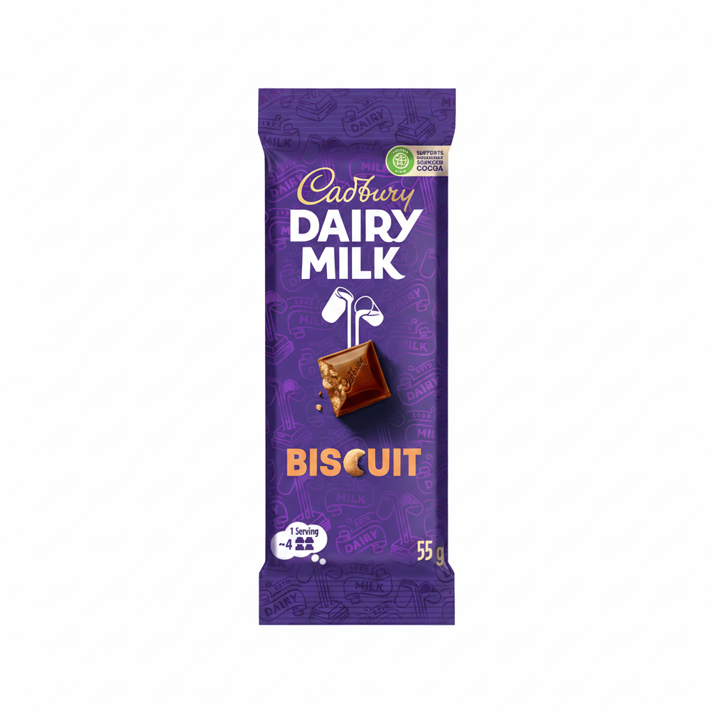 Cadbury Dairy Milk with Biscuit 55gm