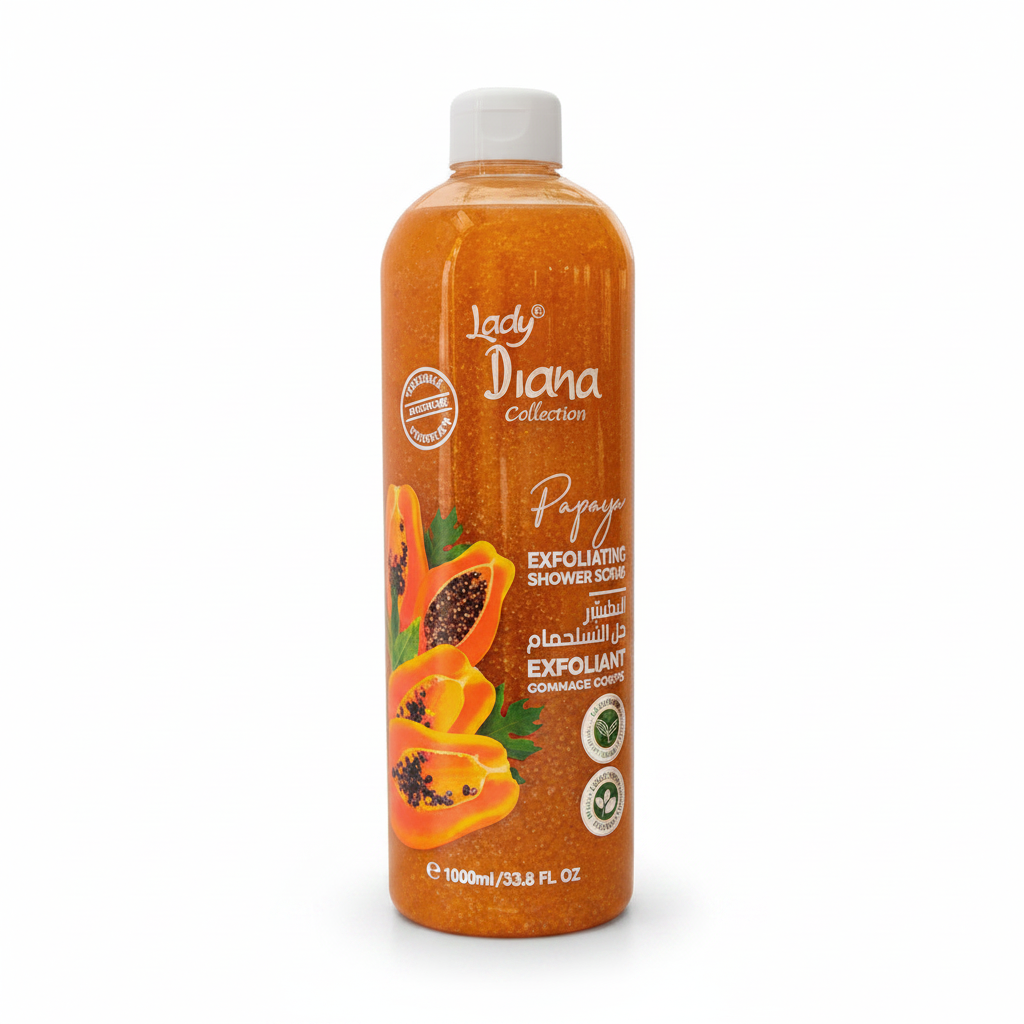 Lady Diana Exfoliating Scrub Papaya 1000Ml