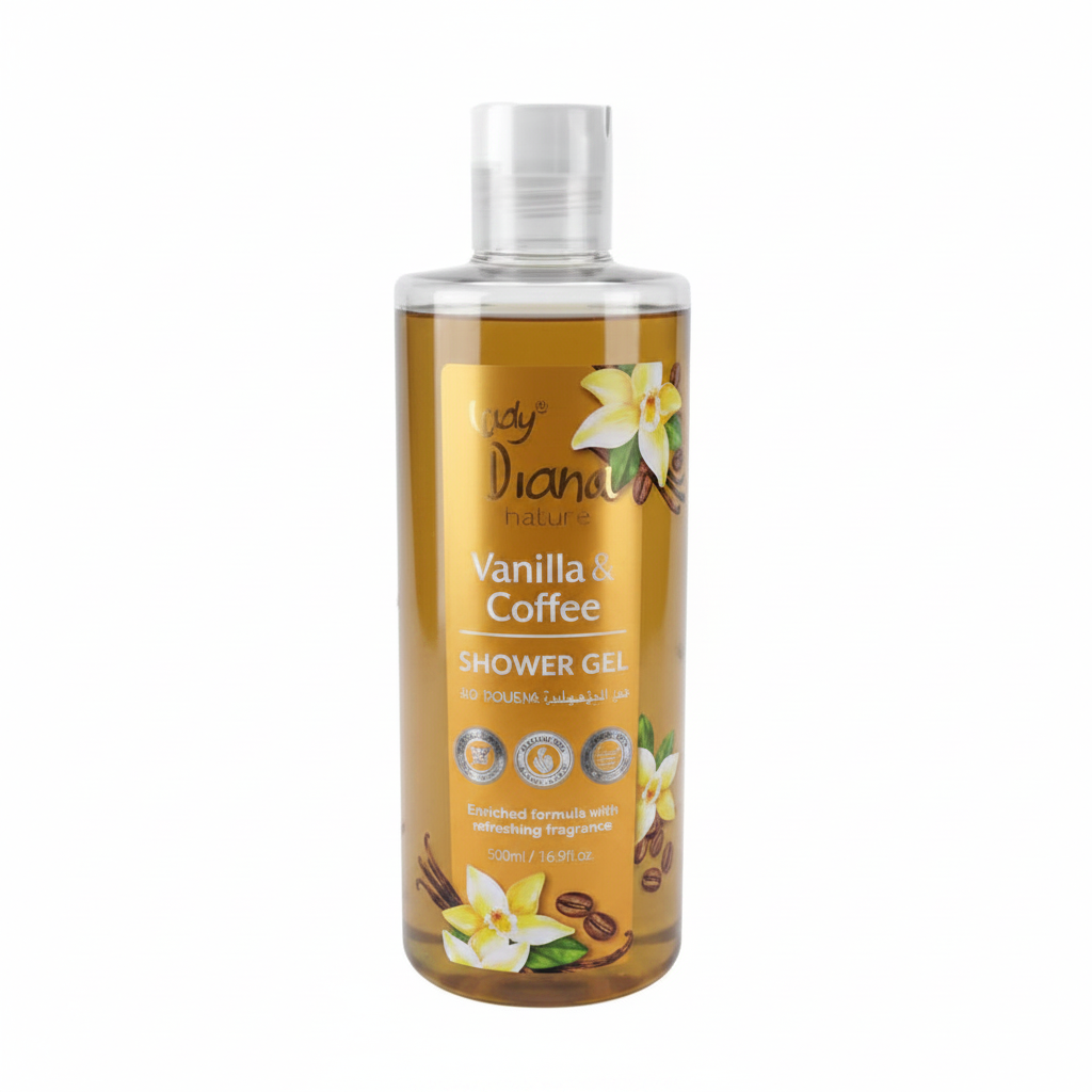 Lady Diana Shower Gel Vannila And Coffe 500Ml