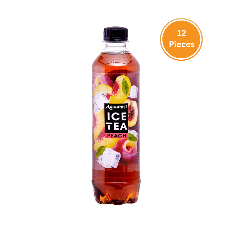 Aquamist Ice Tea Peach 500Ml Box 12 Pieces