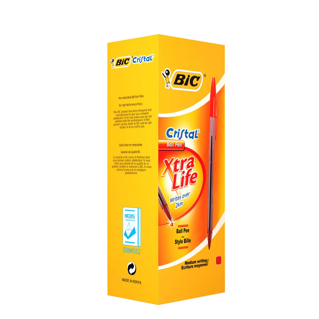 Bic Crystal Pen Red Packet 25 Pieces