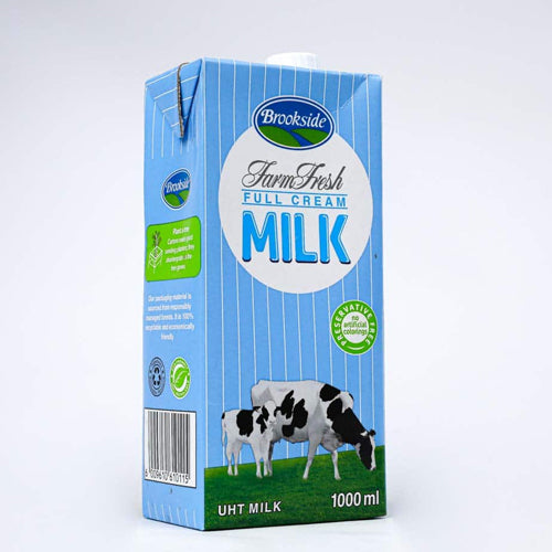 Brookside Uht Whole Milk 1L