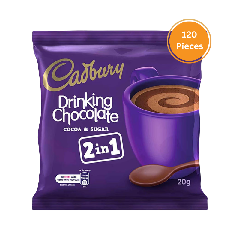 Cadbury Drinking Chocolate 20G Box 120 Pieces