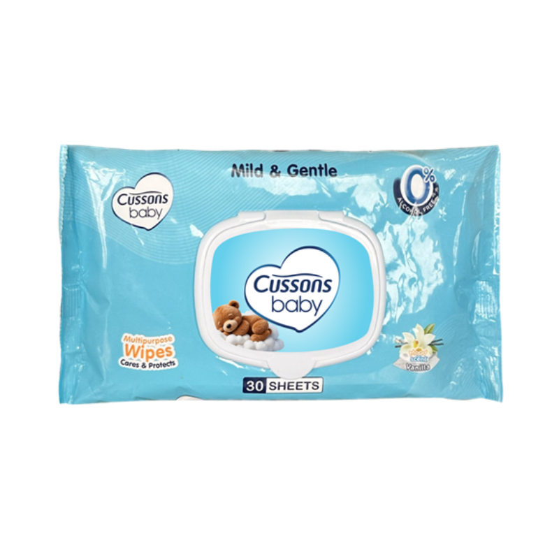 Cussons Baby Wipes Mild & Gentle 30 Sheets