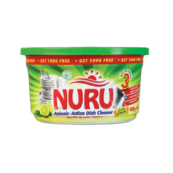 Nuru Lemon Spark & Lime Wave 400+100Gm