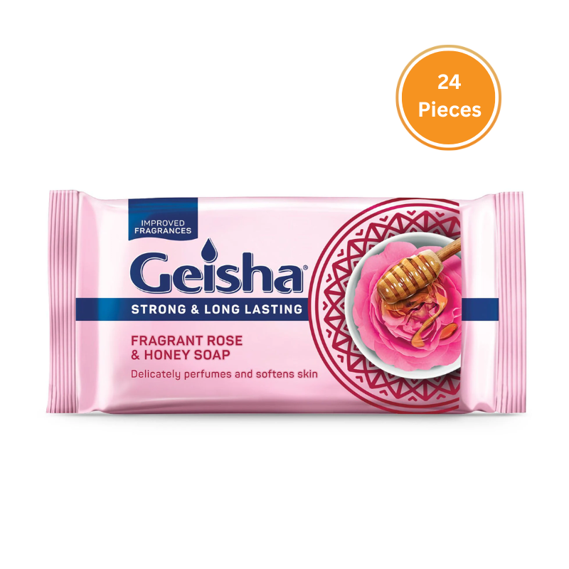 Geisha Pink Rose 200Gm Box 24 Pieces