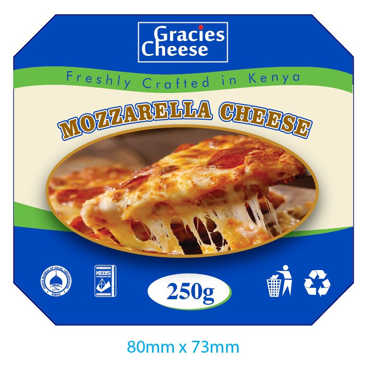 Gracies Mozzarella Cheese 250G