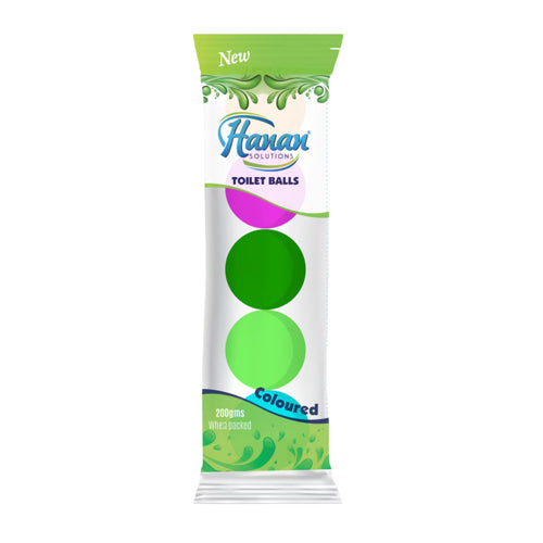 Hanan Toilet Balls Coloured 200Gm