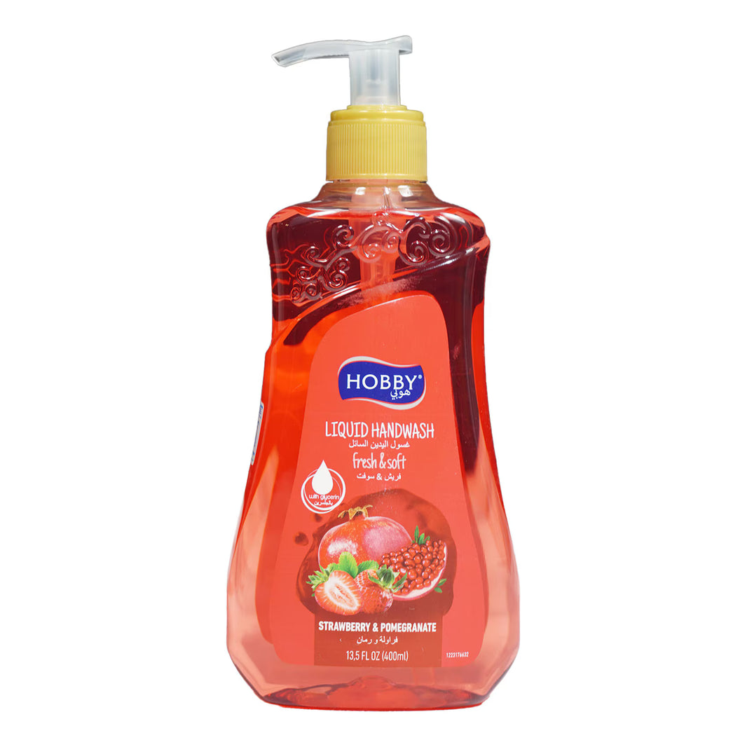 Hobby Handwash Strawberry Pomegranate 400Ml