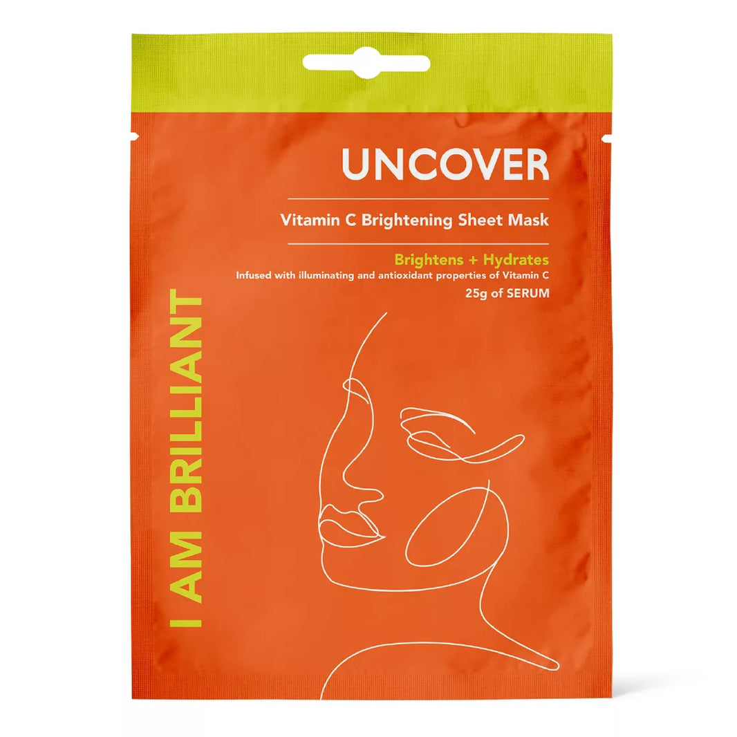 Uncover I Am Brillian Vitamin C Brightening Sheet Mask 25Gm