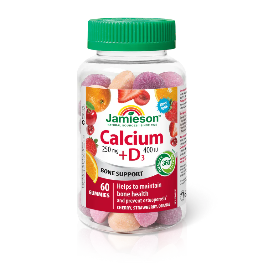 Jamieson Calcium & D3 Gummies 60'S