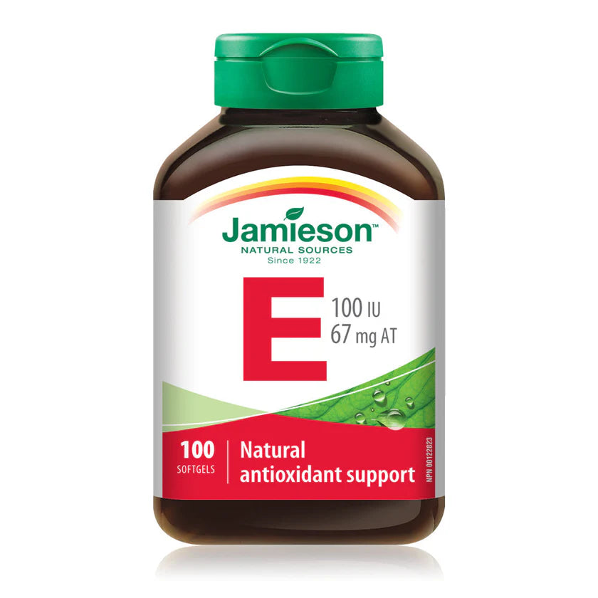 Jamieson Vitamin E 100Iu Softgels 100'S