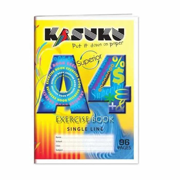 Kasuku Exercise Book A4 96Pgs SQ