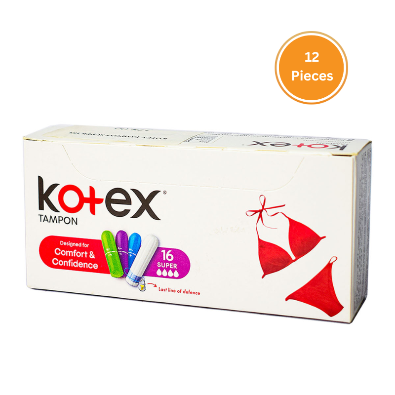 Kotex Tampons Supers 16S 12 Pcs