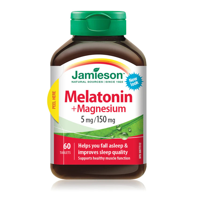 Jamieson Melatonin With Magnesium 5Mg/150Mg Tablets 60S