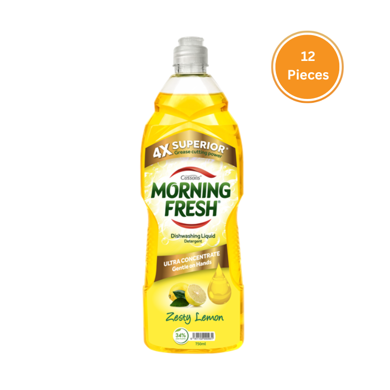 Morning Fresh Dwl Zesty Lemon 750Ml box 12 pcs