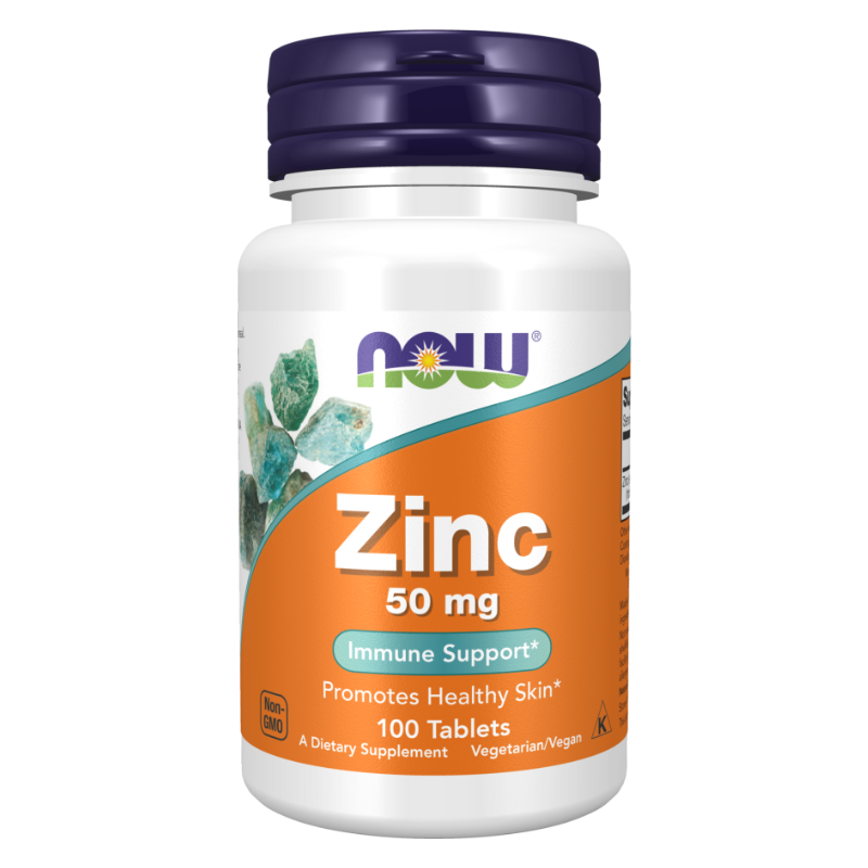 Now Zinc Gluconate 50Mg Tabs