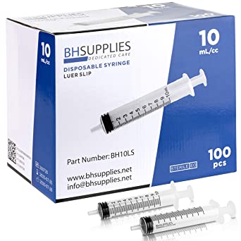 Syringes 10Ml W/O Needles 100S