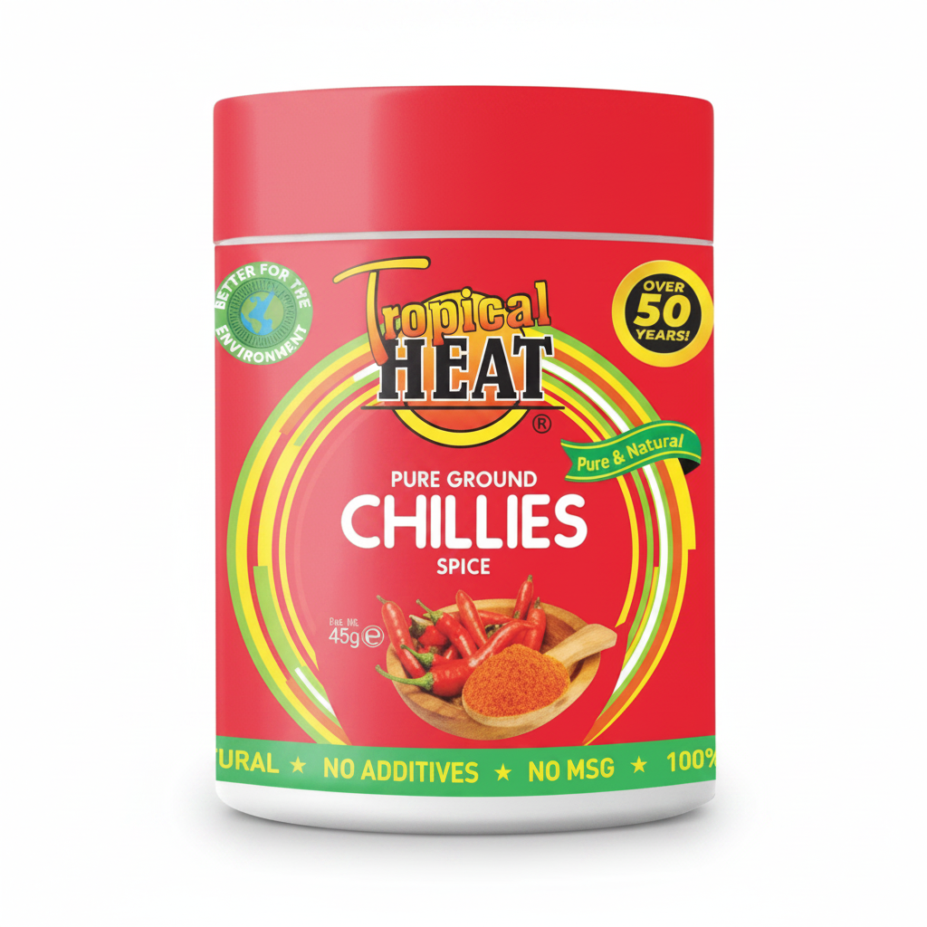 Tropical Heat Chillies Ground 45GM