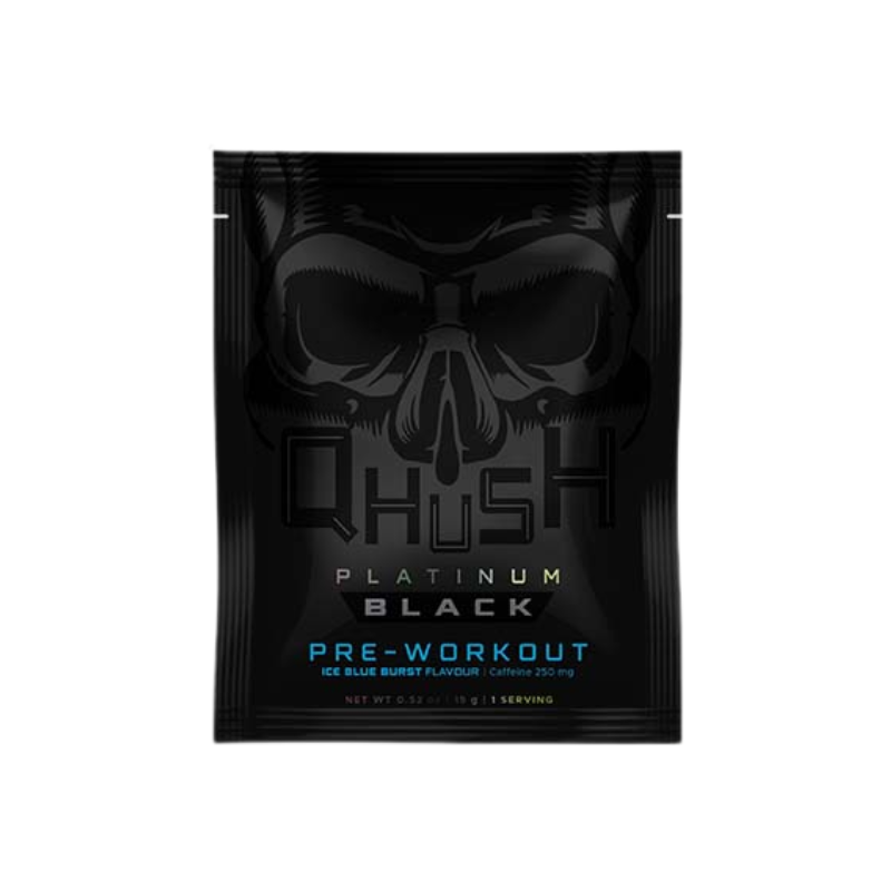 Usn Qhush Platinum Black Ice Blue Burst 15G