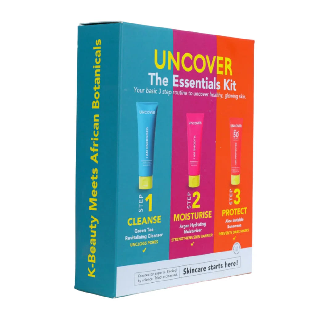 Uncover Essential Skin Care Kit 3'S