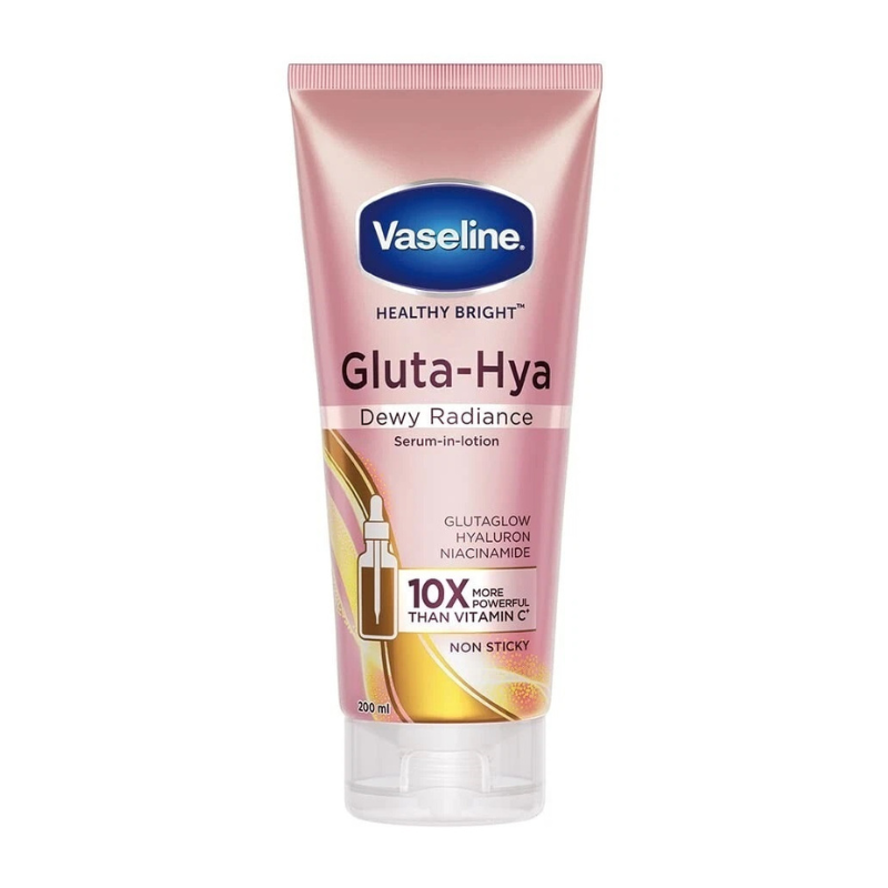 Vaseline Gluta Hya dewy Radiance Serum Burst Lotion 200ml