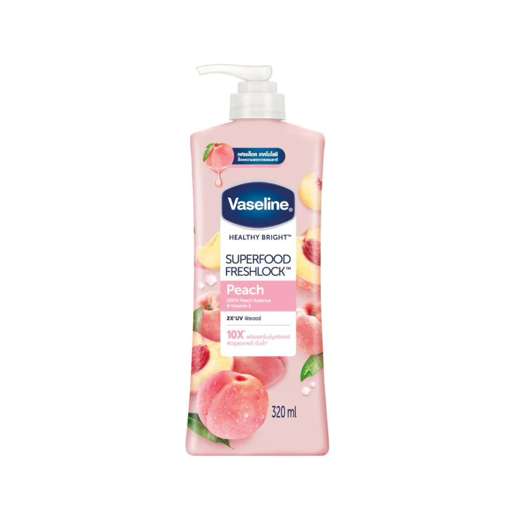 Vaseline Superfood FreshLock Lotion Peach 320ml
