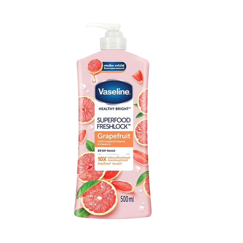 Vaseline Superfood Freshlock Lotion Grape Fruit 500ml