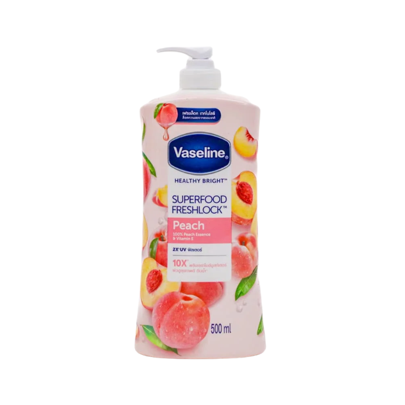 Vaseline Superfoood Freshlock Lotion Peach 500ml