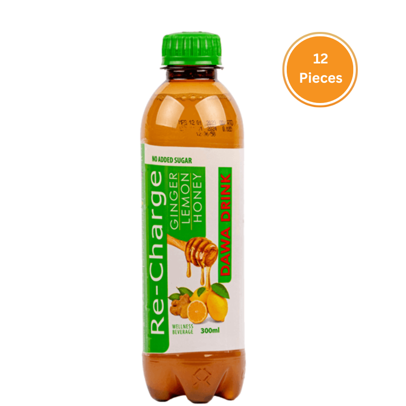 Re-Charge Ginger Lemon Honey Dawa Drink 500Ml Box 12 Pieces