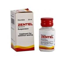 Zentel 100Mg/5Ml Suspension 20Ml