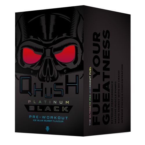 Qhush Platinum Black Ice Blue Burst 300G