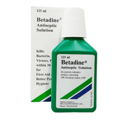 Betadine 10% W/V Antiseptic Solution 125Ml