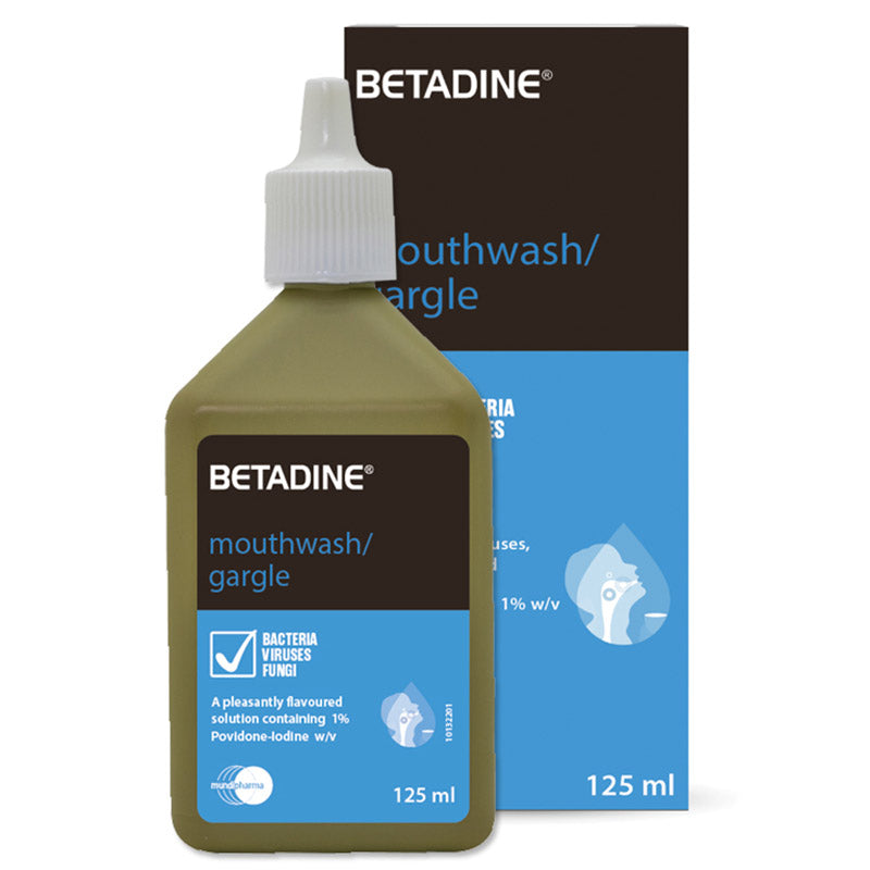 Betadine 1% W/V Mouthwash 125Ml