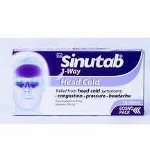 Sinutab 200/30Mg Tablets 10'S