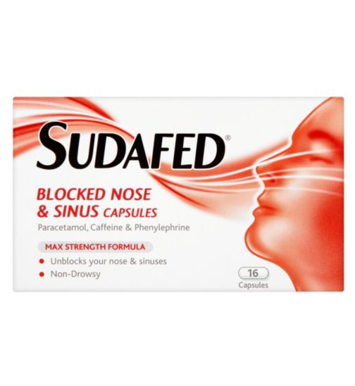 Sudafed Blocked Nose /Sinus Tabs 16'S