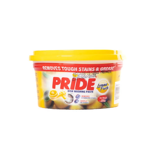 Pride Dishwashing Paste Lemon Fresh 200G