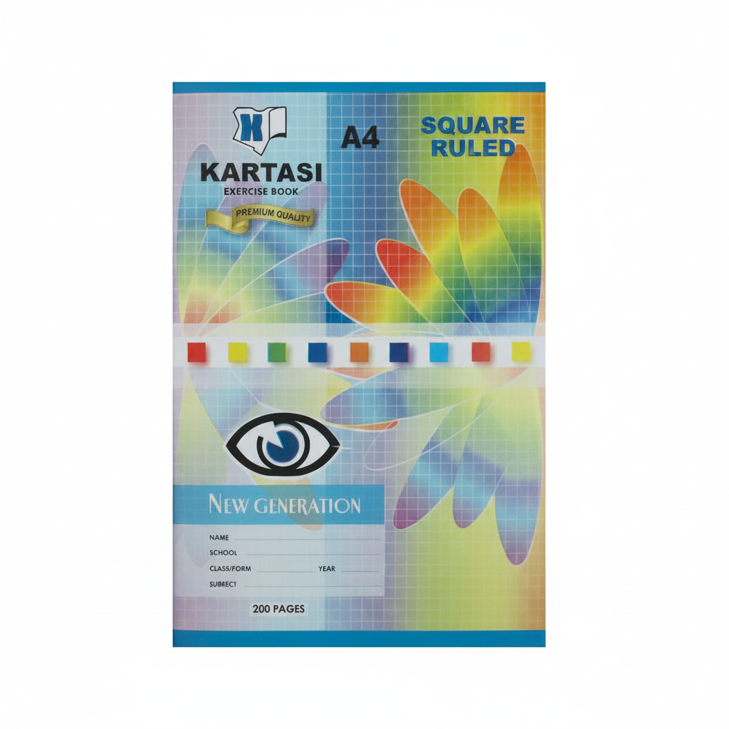 Kartasi Exercise Book A4 200Pages Squared