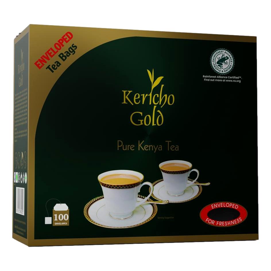 Kericho Gold Enveloped tea bags 100'S