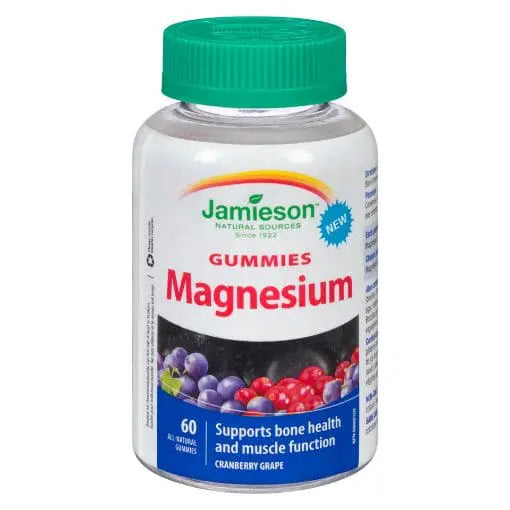Jamieson Magnesium (Bisglycinate) Gummies 60'S