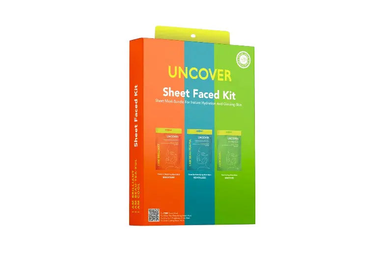 Uncover Skin Care 3-In-1 Kit/Sheet Mask
