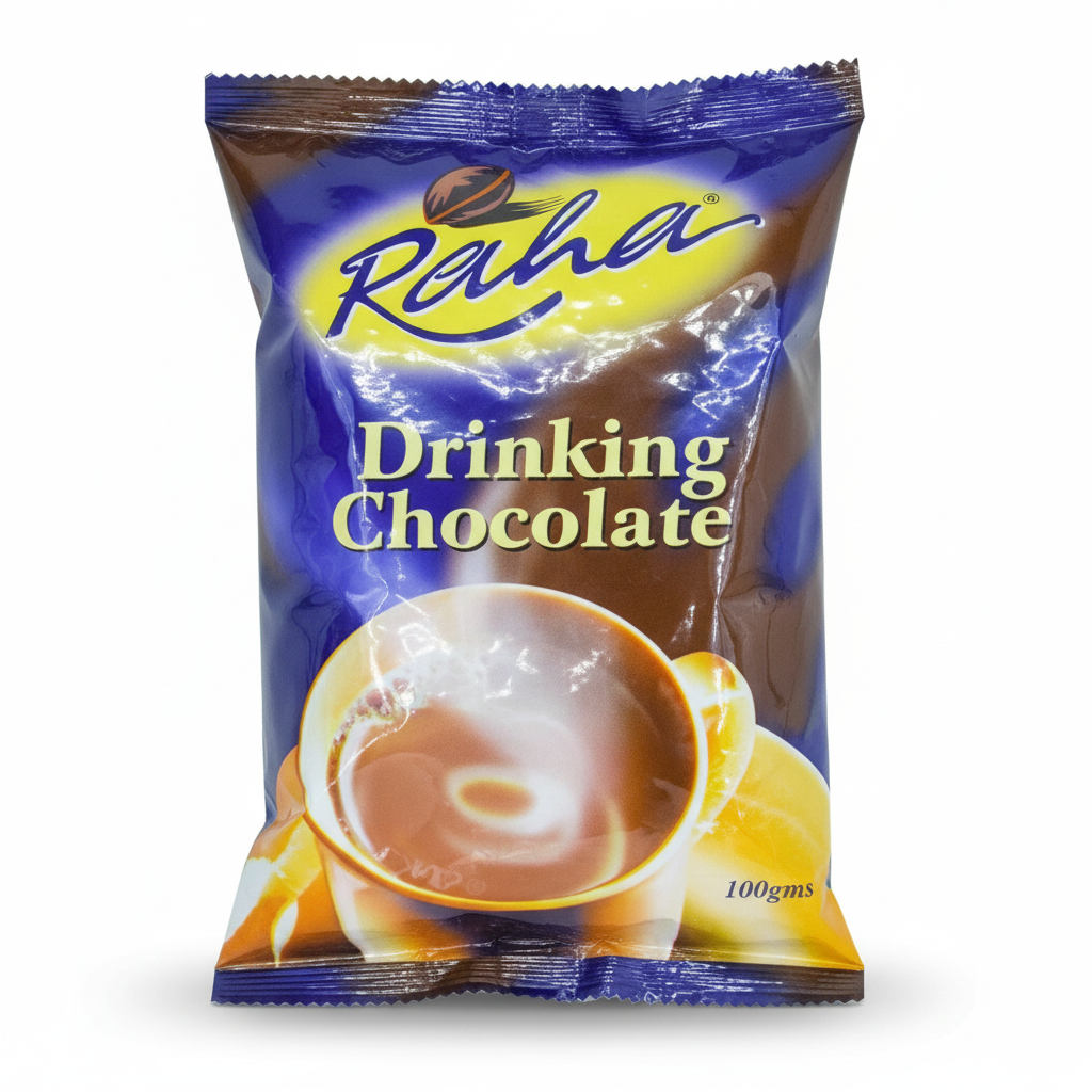 Raha Drinking Chocolate 100Gm Sachet